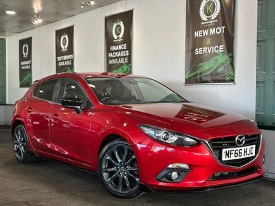 Begagnad Mazda 3 Inclusive 165 HK (121 kW) 2016 Röd Halvkombi