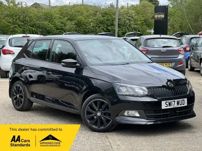 Used Skoda Fabia Monte Carlo 90 HP (66 kW) 2017 Black Hatchback