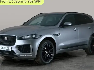 Begagnad Jaguar F-Pace Chequered Flag 180 HK (132 kW) 2020 Grå SUV