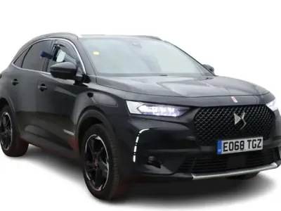 Used DS Automobiles DS7 Crossback Performance 130 HP (95 kW) 2018 Black SUV