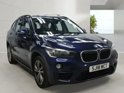 Used BMW X1 Sport Line 190 HP (139 kW) 2018 Blue SUV