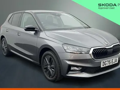 Used Skoda Fabia Design Edition 113 HP (83 kW) 2025 Graphite grey metallic black magic pearl effect Hatchback