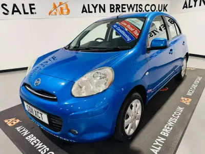 Used Nissan Micra Acenta 98 HP (72 kW) 2011 Blue Hatchback