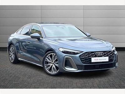 Used Audi A5 S-Line 150 HP (110 kW) 2024 Horizon blue Coupe
