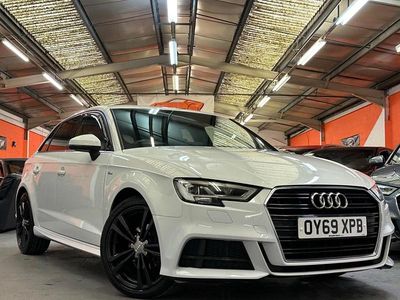 Used Audi A3 S-Line 116 HP (85 kW) 2019 White Sedan