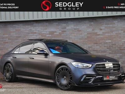 Used Mercedes S500L AMG line 500 HP (367 kW) 2022 Blue Sedan