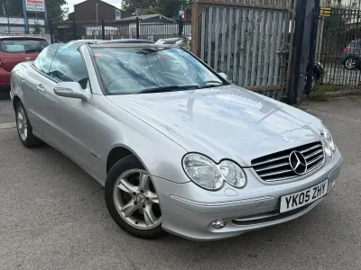 Used Mercedes CLK320 Avantgarde 218 HP (160 kW) 2005 Silver Cabriolet