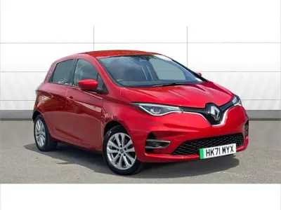 Used Renault Zoe Iconic 100 kW (136 HP) 2021 Red Hatchback