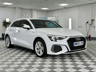 Used Audi A3 Sportback S-Line 2024 White Hatchback