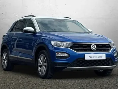 Used VW T-Roc Design 150 HP (110 kW) 2019 Blue SUV