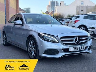 Begagnad Mercedes C350e 2016 Silver Sedan