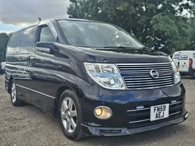 Used Nissan Elgrand 2009 Black MPV