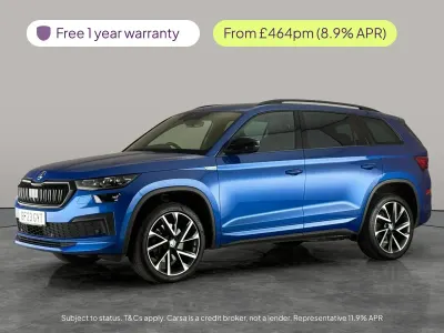 Used Skoda Kodiaq SportLine 150 HP (110 kW) 2023 Blue SUV