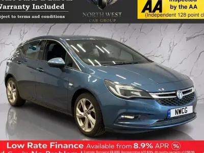 Used Vauxhall Astra SRi 100 HP (73 kW) 2016 Blue Hatchback