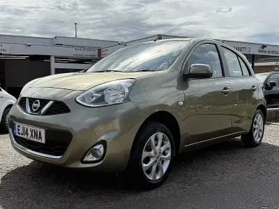 Used Nissan Micra Acenta 80 HP (58 kW) 2014 Green Hatchback