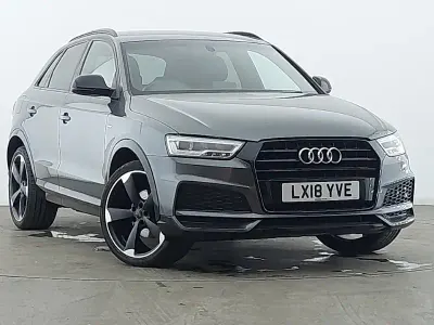 Used Audi Q3 Black Edition 150 HP (110 kW) 2018 Grey SUV