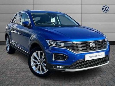 Begagnad VW T-Roc SEL 150 HK (110 kW) 2021 Blå SUV