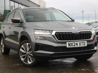 Graphite grey metallic Used 2024 Skoda Karoq SE L SUV | £21,995 (Fair price)