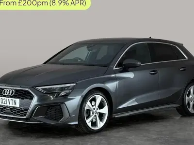 Used Audi A3 Sportback S-Line 110 HP (80 kW) 2021 Grey Hatchback
