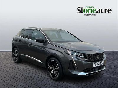 Grey Used 2022 Peugeot 3008 Premium SUV | £17,995