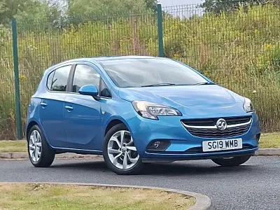 Used Vauxhall Corsa 75 HP (55 kW) 2019 Blue Hatchback