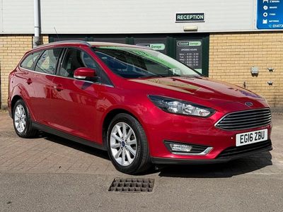 Used Ford Focus Titanium 125 HP (91 kW) 2016 Red Estate