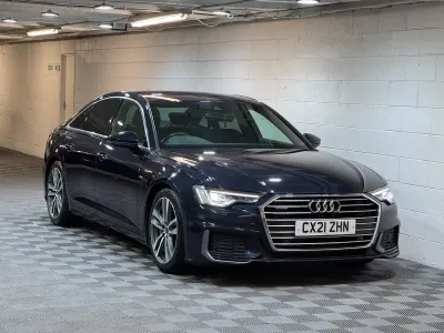 Used Audi A6 S-Line 2021 Blue Sedan
