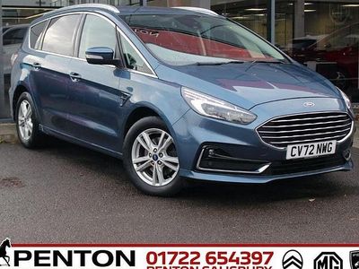 Blue Used 2022 Ford S-MAX Titanium MPV | £25,990 (Expensive)