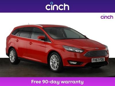Red Used 2018 Ford Focus Zetec Estate | £8,449 (Good price)