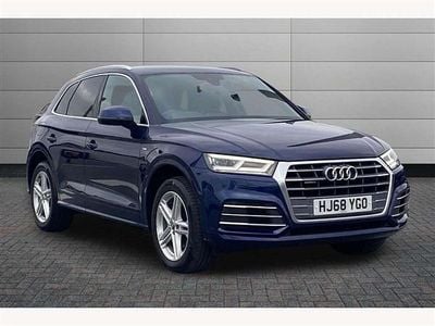 Blue Used 2018 Audi Q5 S-Line SUV | £22,695 (Fair price)