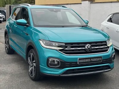 Used VW T-Cross R-line 110 HP (80 kW) 2021 Turquoise SUV
