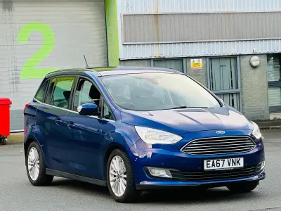 Used Ford Grand C-Max Titanium 120 HP (88 kW) 2017 Blue MPV