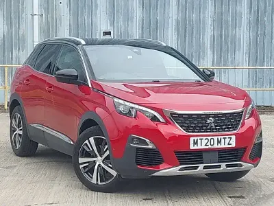 Used Peugeot 3008 GT-line 131 HP (96 kW) 2020 Red SUV