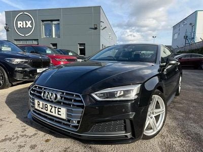 Black Used 2018 Audi A5 S-Line Coupe | £15,400 (Fair price)