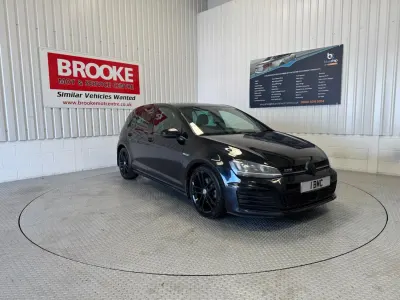 Begagnad VW Golf VII GTD 2014 Svart Halvkombi