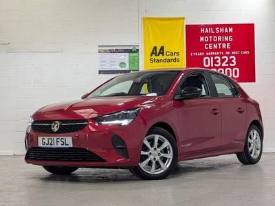 Used Vauxhall Corsa S 100 HP (73 kW) 2021 Red Hatchback