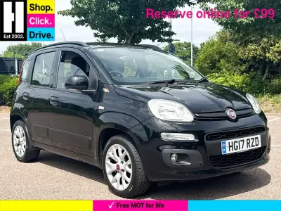 Used Fiat Panda Lounge 69 HP (50 kW) 2017 Black Hatchback