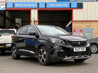 Black Used 2017 Peugeot 3008 Allure Hatchback | £9,500 (Expensive)