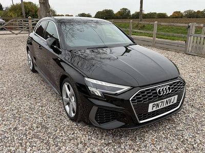Used Audi A3 Sportback S-Line 116 HP (85 kW) 2021 Black Hatchback
