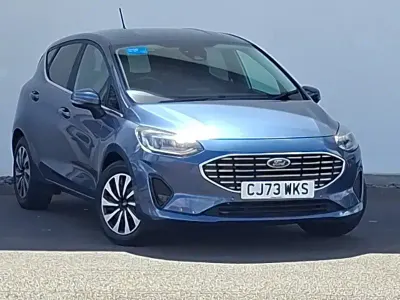Used Ford Fiesta Titanium 125 HP (91 kW) 2023 Blue Hatchback
