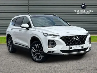 Used Hyundai Santa Fe Premium SE 197 HP (144 kW) 2019 White SUV