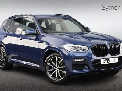 Used BMW X3 M Sport 190 HP (139 kW) 2019 Blue SUV