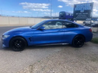Used BMW 420 Coupé M Sport 190 HP (139 kW) 2016 Blue Coupe