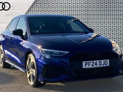 Used Audi A3 Black Edition 150 HP (110 kW) 2024 Blue Hatchback