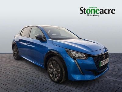 Used Peugeot e-208 Allure Premium 100 kW (136 HP) 2022 Blue Hatchback