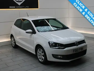 Used VW Polo Match 85 HP (62 kW) 2012 White Hatchback