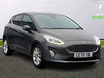 used Ford Fiesta HATCHBACK 1.0 EcoBoost 125 Titanium 5dr [Bluetooth system,Rear parking distance sensors,Steering wheel mounted controls,Body coloured electrically operated and heated door mirrors,Power foldable door mirrors with puddle lights,Rear privacy gla