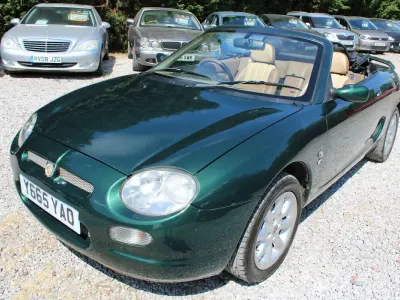 Used MG F 118 HP (86 kW) 2001 Green Cabriolet