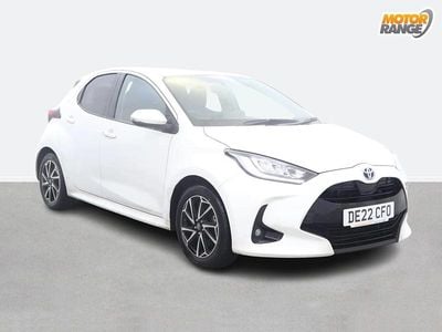White Used 2022 Toyota Yaris Hybrid Design Hatchback | £15,895 (Good price)