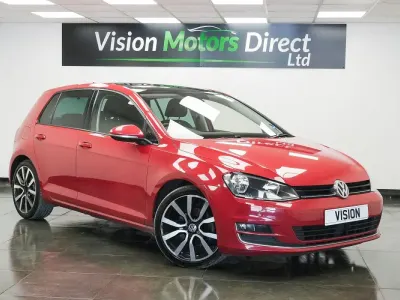 Begagnad VW Golf VII GT 2014 Röd Halvkombi